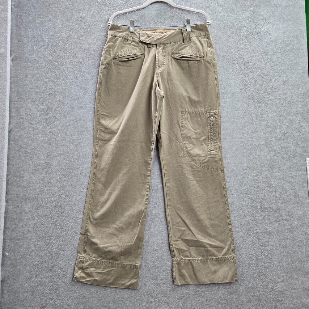 Columbia Women Pants 10 Beige Chino Vertex Outdoor‎ Hiking Mid Rise